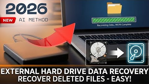 99.9% recover deleted files from the external hard drive