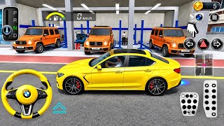 NEW Yellow BMW EV Car & 3 Orange Mercedes G-Wagons at Auto Repair Shop! 😱🔧 | 3D Driving Class screenshot 5