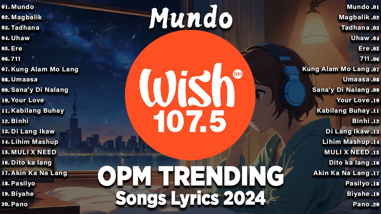 ⁣OPM TRENDING HITS LIVE on Wish 107.5 Bus With Lyrics - Best Of OPM Acoustic Love Songs 2024