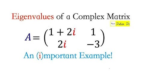 How to find Eigenvalues of a Complex Matrix