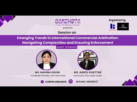 Emerging Trends in the International Commercial Arbitration - YouTube
