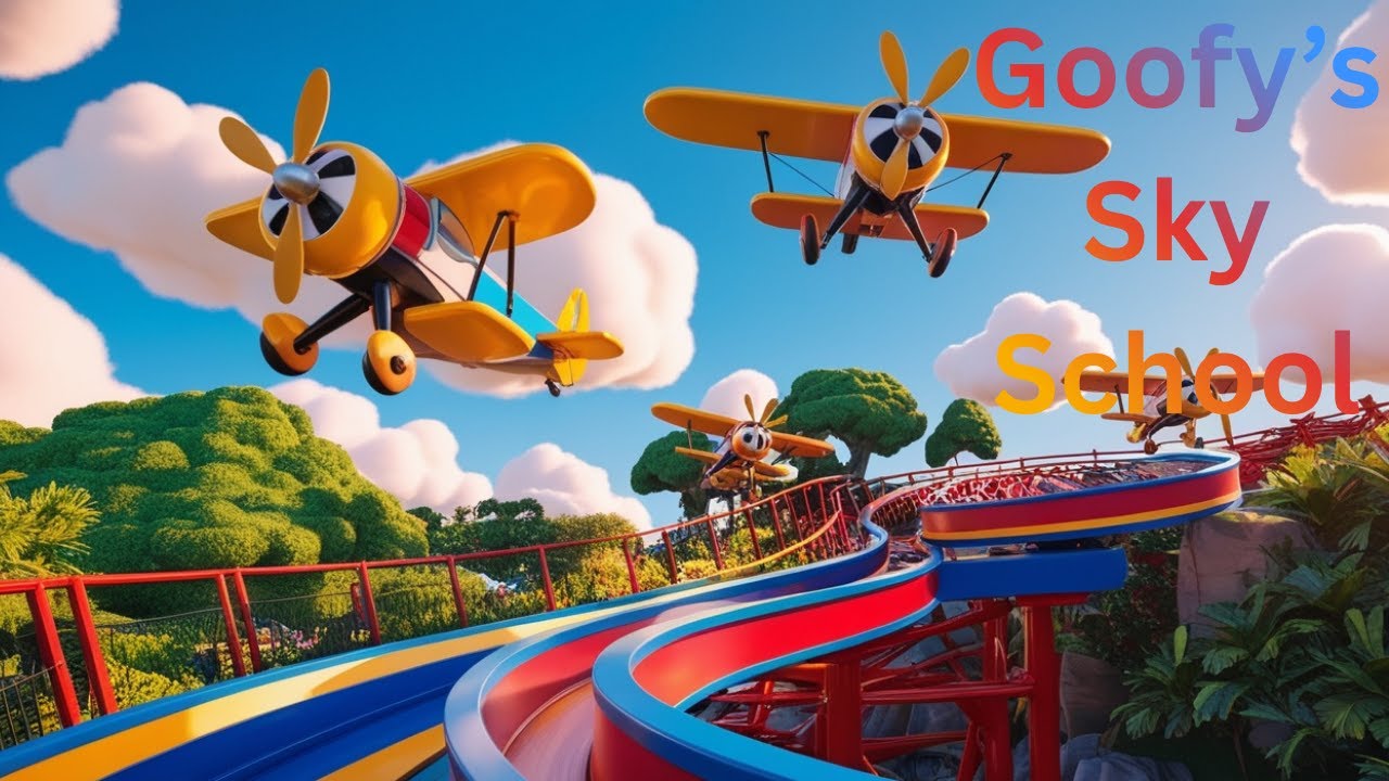Goofy's Sky School 2025 - Disney California Adventure 1080/30/POV