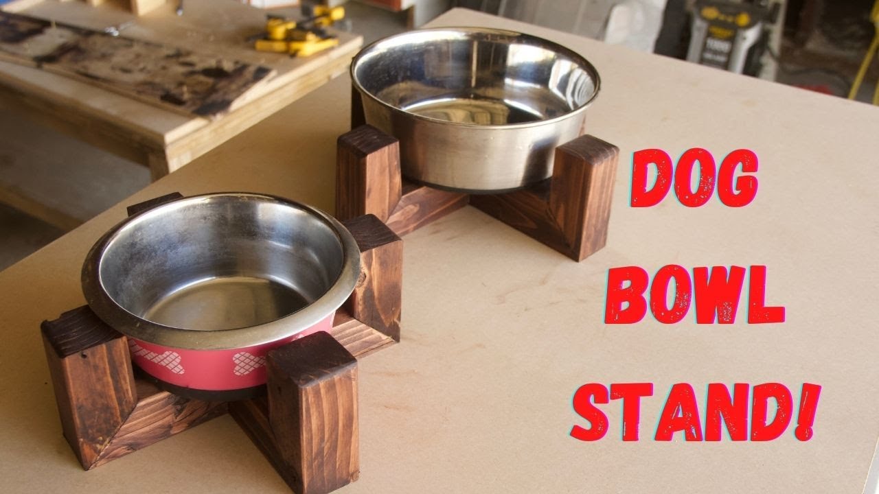 DIY Dog Bowl Stand 🐾 