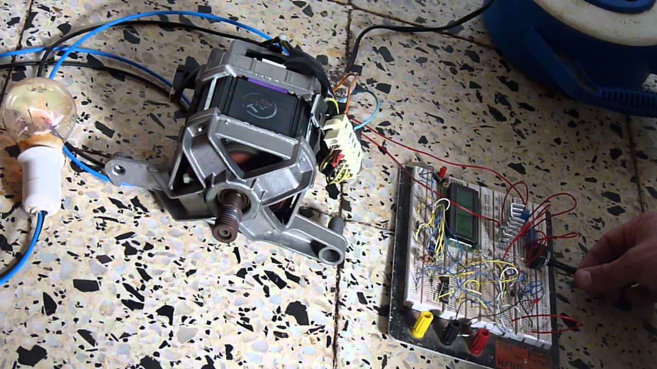 Iluminar techo Plantación Electrónica PIC: Regulador velocidad motor de lavadora Arcelik