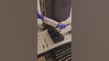 Machining a 7075 faceplate 💯 #cnc #satisfying #3dprinting #shorts #diy