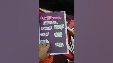 #accountancy #class11th #project #source #documents  class 11 project  work on source of document