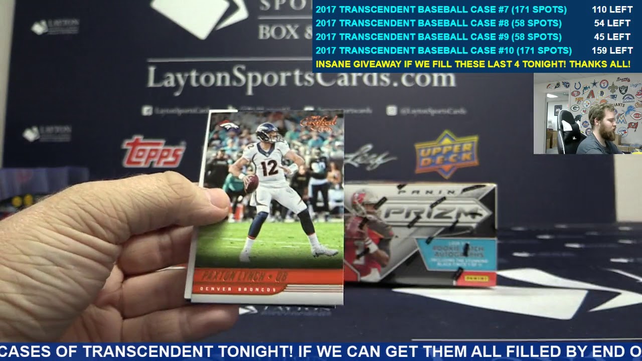 2017 Panini Certified Cuts & Prizm FB 2 Box Break for George K