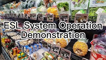 How to operate Sertag electronic shelf labels system ?