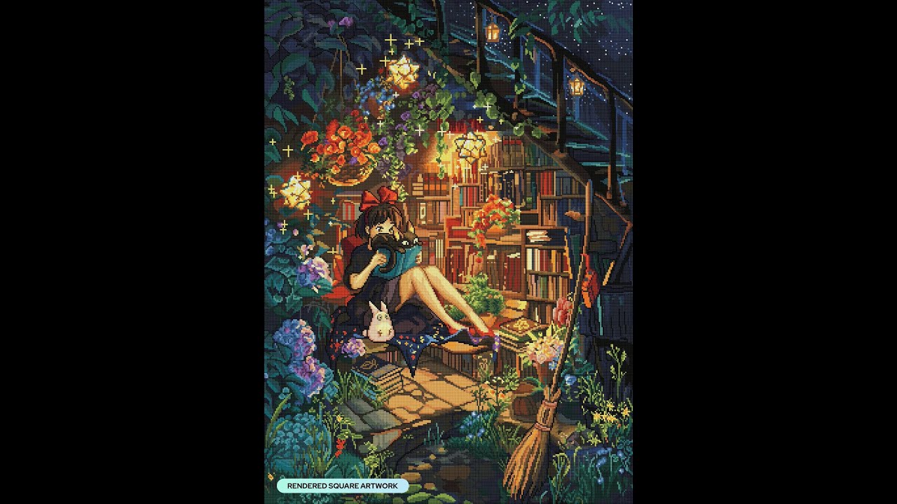Under the Stairs By Yuumei Art, Diamond Art Club - YouTube
