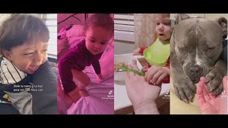 Put your hand up in front of your child and see what they do | Tiktok Videos by Randomness_unnieee 25,865 views 3 years ago 4 minutes, 5 seconds