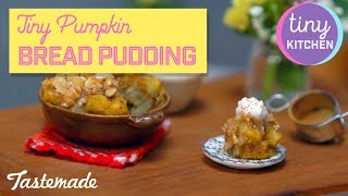 Tiny Pumpkin Bread Pudding I Tiny Kitchen