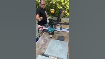 Engrave a concrete paver and stone with me using my Concrete Engraving CNC Machine!