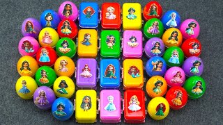 Disney Princess Slime & Clay Art Elsa, Anna, Belle, Rapunzel & Friends Coloring Fun