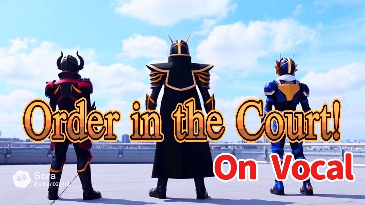 【カラオケOn Vocal】Order in the Court! -『架空仮面ライダーガベル』OP【生成AI】