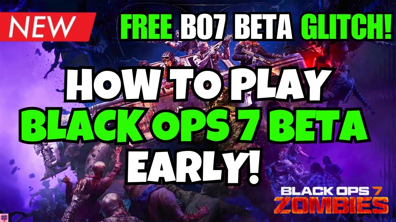 NEW BO7 BETA GLITCH! HOW TO PLAY BLACK OPS 7 BETA EARLY! FREE BO7 ...