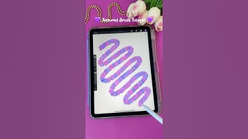 DIY Textured Brush in Procreate 💜 #shorts #procreate #procreatetutorial #art #brush