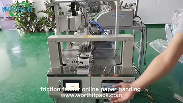 Envelpe counting banding soution | Eletric product instructions count feeder inline banding machine