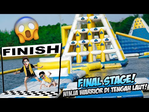 LEVEL TERAKHIR!!! NINJA WARRIOR DI ATAS AIR, FROST DIAMOND JUARA 1 DUNIA!!!