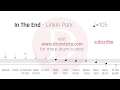 Linkin Park - In The End Drum Score