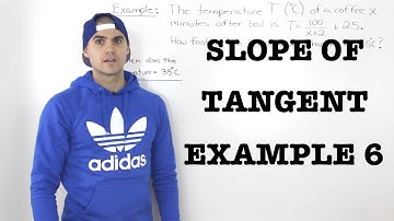 MCV4U (1.2) - slope of tangent example 6 - calculus