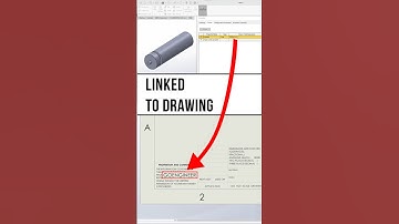 How to Link SOLIDWORKS Properties to a Drawing