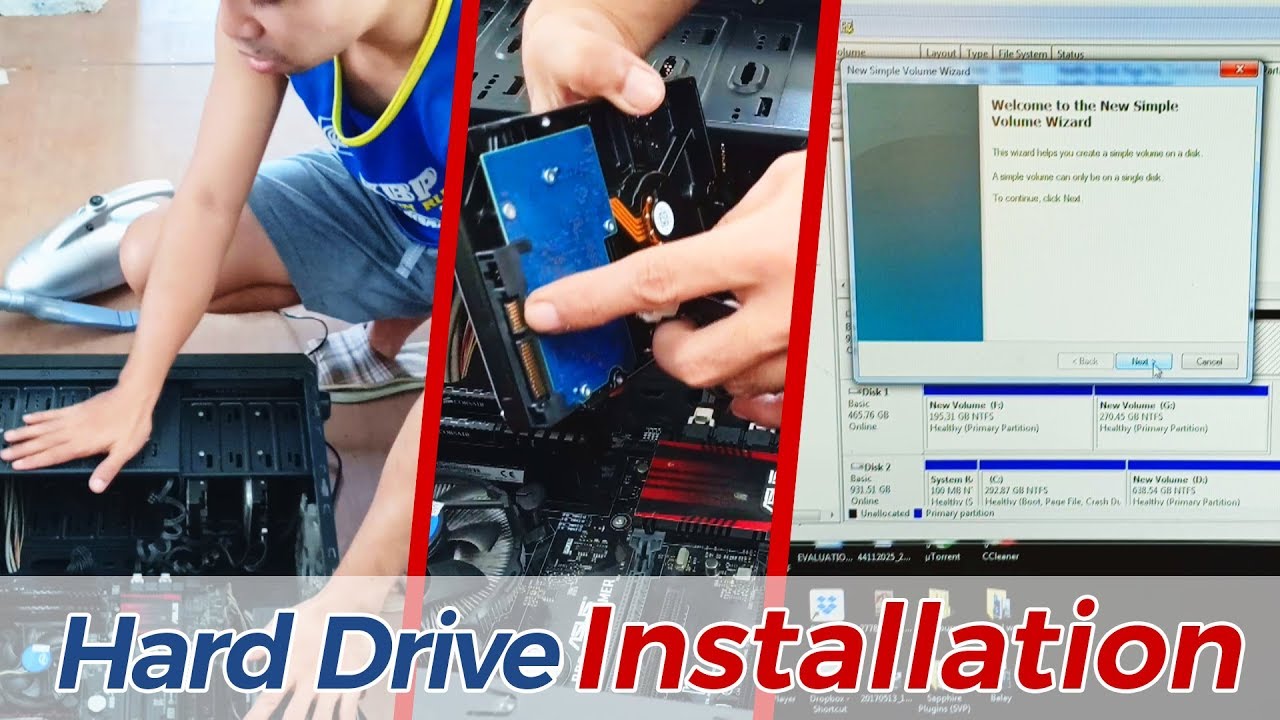Paano ko kinabit ang Hard Drive ko sa aking Computer 