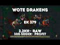 Tibia - Bestiary - WOTE Drakens - EK 379 2.2kk~ Raw (LOOTED SHIELD OF CORRUPTION)