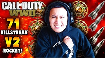 INSANE 71 KILLSTREAK with the V2 ROCKET!!!! (Kill Confirmed in SANDBOX) - COD WW2