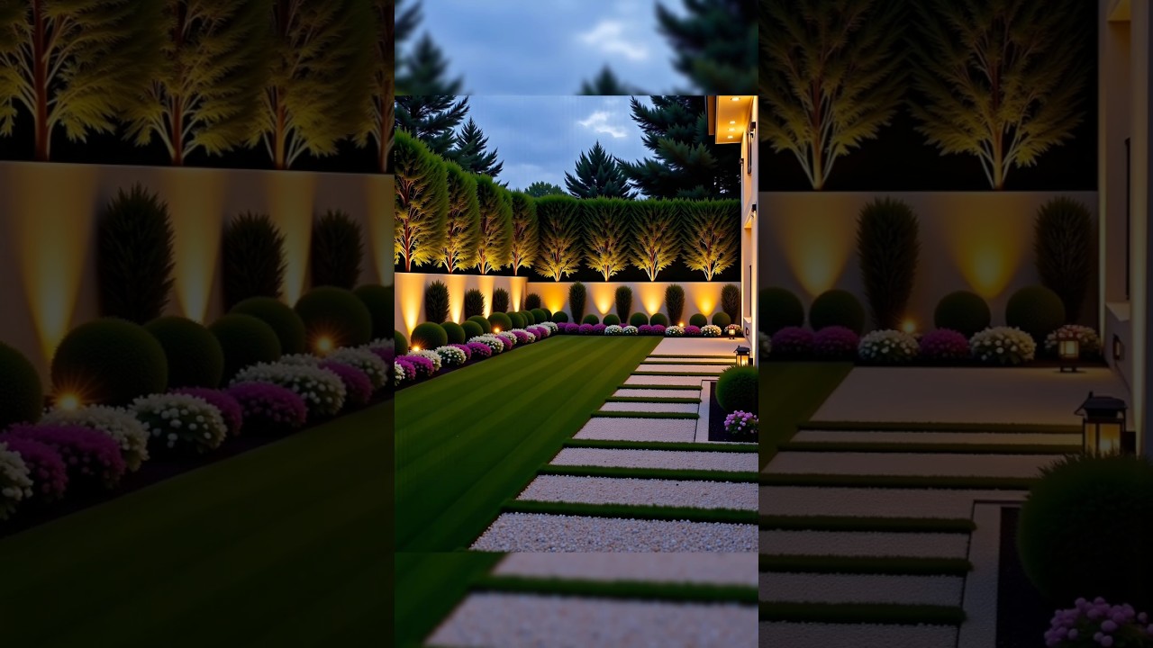 Garden Lighting Ideas at Night 2025 ✨ | Stylish Outdoor Lights & Modern Landscaping Inspiration