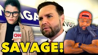 JD Vance EVISCERATES CNN, MSNBC Reporters Protecting FAILURE Kamala Harris and VP Tim Walz