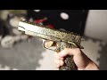 Engraved Colt M1911 Auto Shell Ejection Toy Gun 2024