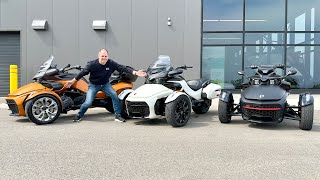 2024 Can Am Spyder F3: Full Line-up Feature Comparison!