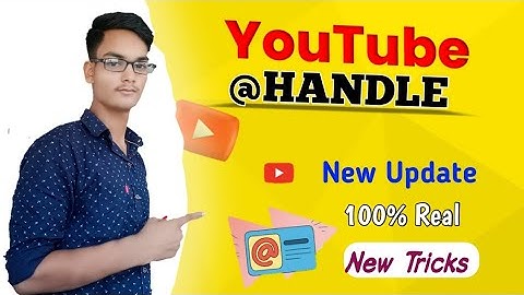 YouTube Handle kaise banaye | How To Enable Youtube Handle On YouTube channel