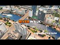 Building a Riverwalk ( the perfect place to hang out) in Cities: Skylines