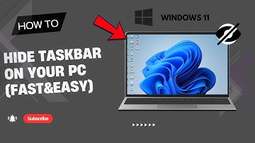 How to Hide the Taskbar on Windows 11 | Fast & Easy