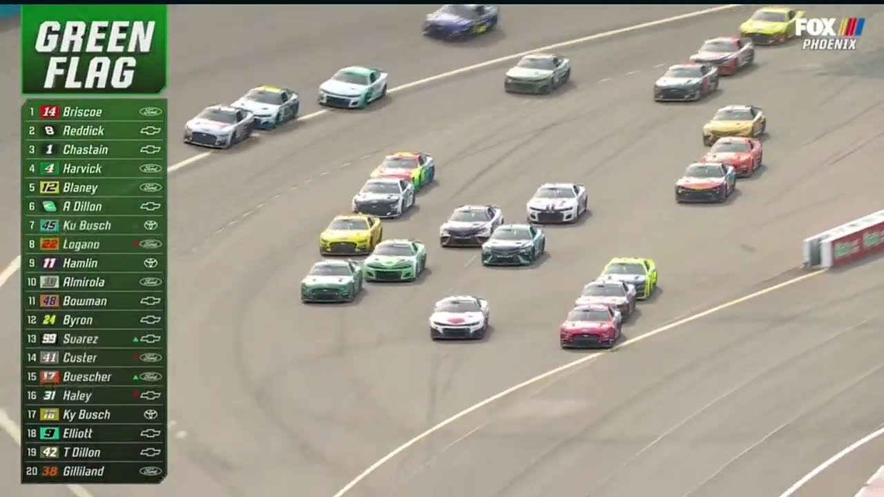 FINAL LAPS OF RACE - FINISH OF 2022 RUOFF MORTGAGE 500 NASCAR CUP SERIES AT PHOENIX