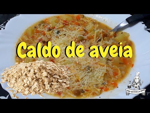 Caldo Da Caridade Com Carne Moida Caldo De Aveia Com Frango E Legumes Youtube
