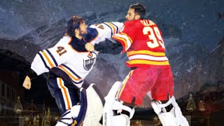 The Best Hockey Goalie Fight Call Of All Time Mike Smith V Cam Talbot - Beer League Heroes