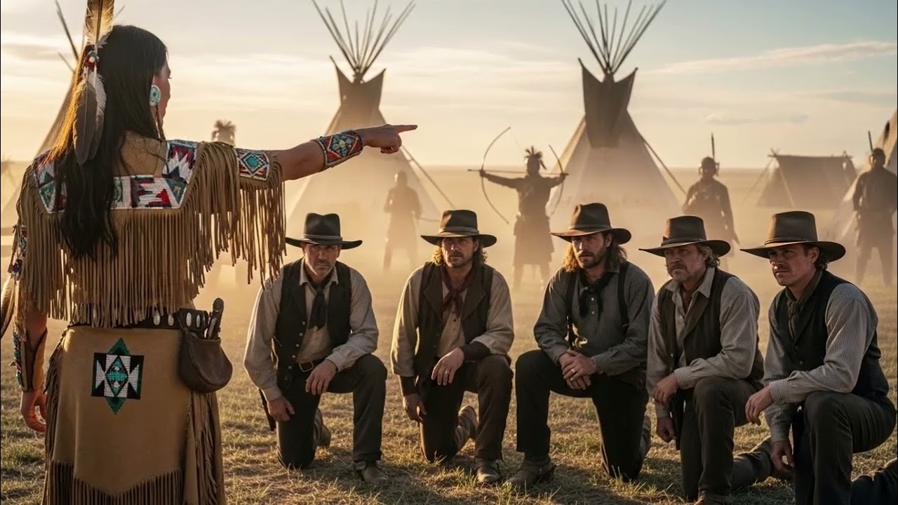 „Alege-ți unul ca soț”, a ordonat șefa — femeia apașă a arătat imediat spre cowboy!