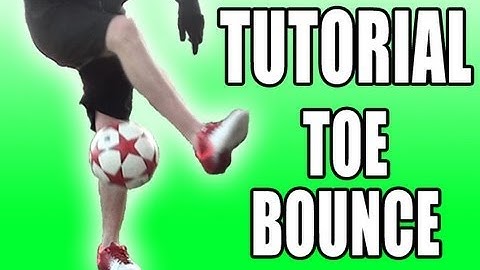 Toe Bounce TUTORIAL - Learn Freestyle Football SOCCER