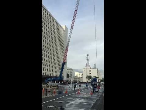 LIEBHERR LTM1220NX (LTM1200) タカラ重機㈱　油圧チルトジブ ブーム倒し