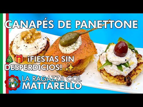 Canapés de panettone: ¡Fiestas sin desperdicios! ~ Recetas Segundos ~ La ragazza col mattarello Canapés de panettone: ¡Fiestas sin desperdicios! ~ Recetas Segundos ~ La ragazza col mattarello