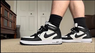 BETTER THAN THE PANDA DUNKS...NIKE X STUSSY AIR FORCE ONE MID REVIEW/ON FOOT