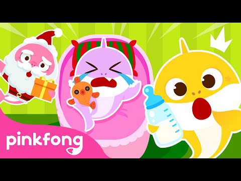 Ку-ку! Акулёноки малышна Новый Год | Пинкфонг мультфильм для Детей