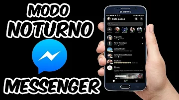 Como ativar o modo noturno no Messenger?