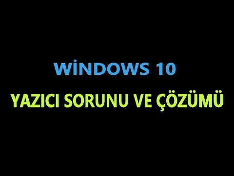 Video: Yazıcıda hangi sürücü kullanılamıyor?