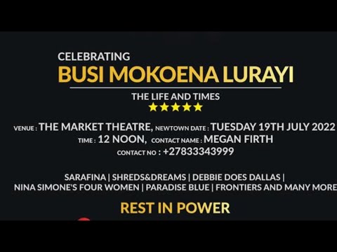 Busisiwe Mokoena Lurayi Memorial Service