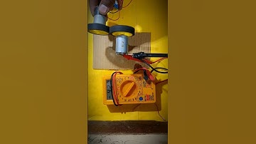 How many electricity generate wih flywheel effect  Dc motor