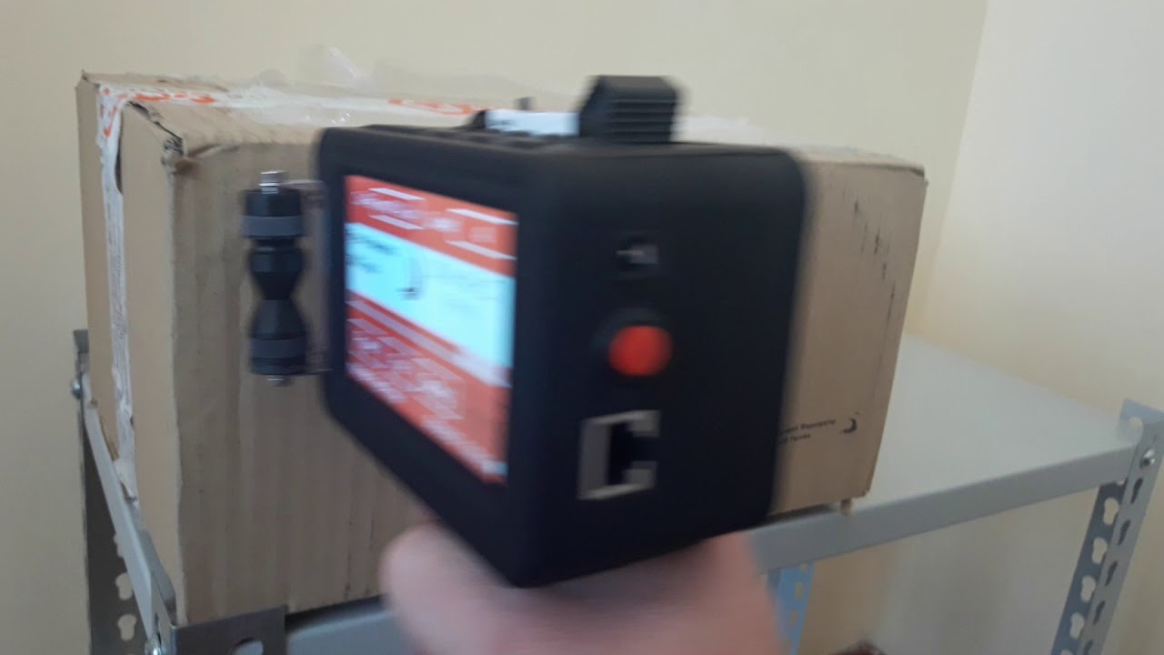 Ручной Маркиратор ЭОС Профи. Печать на картонных коробках - YouTube