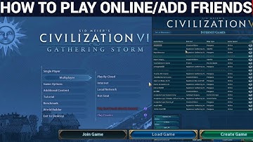 HOW TO PLAY MULTIPLAYER/ADD FRIENDS IN SID MEIER